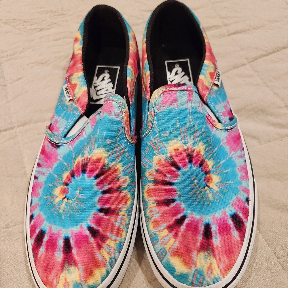 Vans Multicolor Tie-Dye Slip-Ons